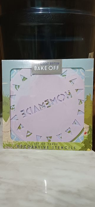 Набор из трех декоративных трафаретов для выпечки