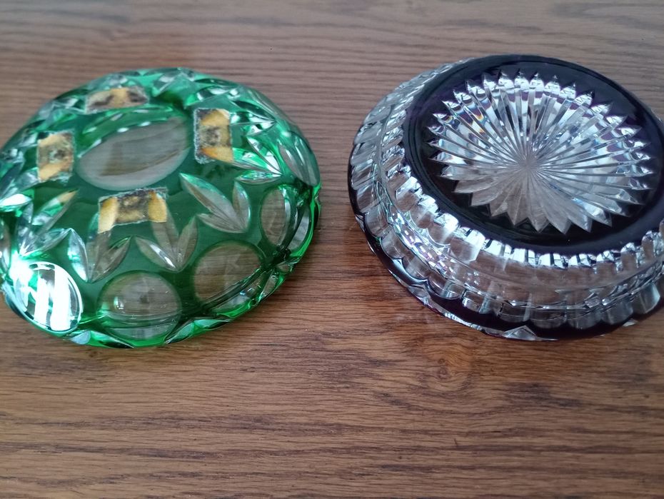 Cinzeiros em cristal double