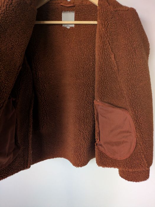 Kożuch Kurtka zimowa damska ramoneska Fransa L