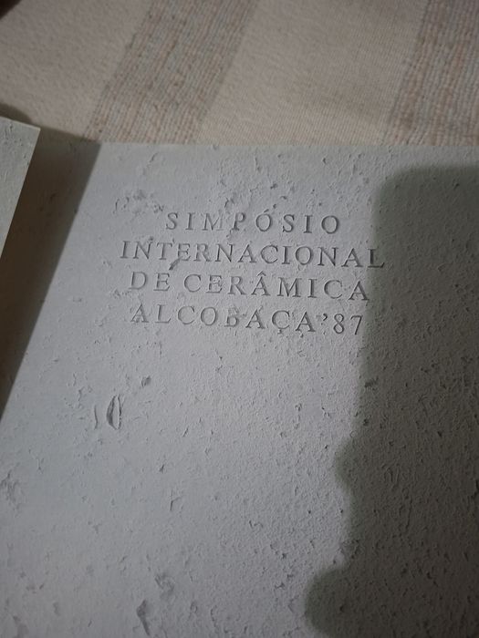 Catálogo Simpósio Int. de Cerâmica Alcobaça em 1987