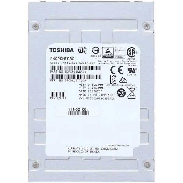 Продам SAS SSD Toshiba PX02SMF080 800Gb
