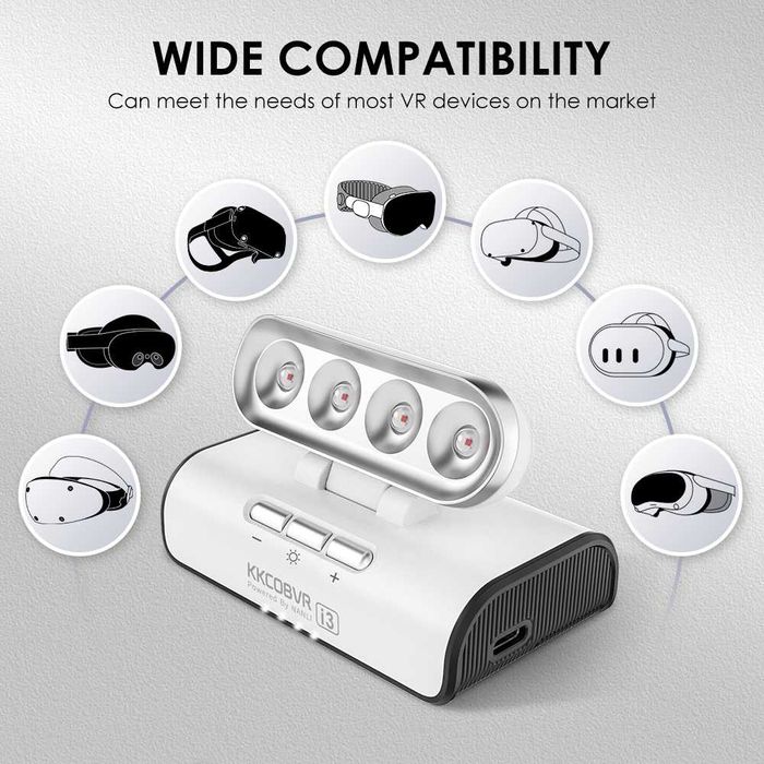 KKCOBVR i3 — ІЧ підсвітка для VR Meta Quest 3/3S/2/Pro, Vision Pro, PICO