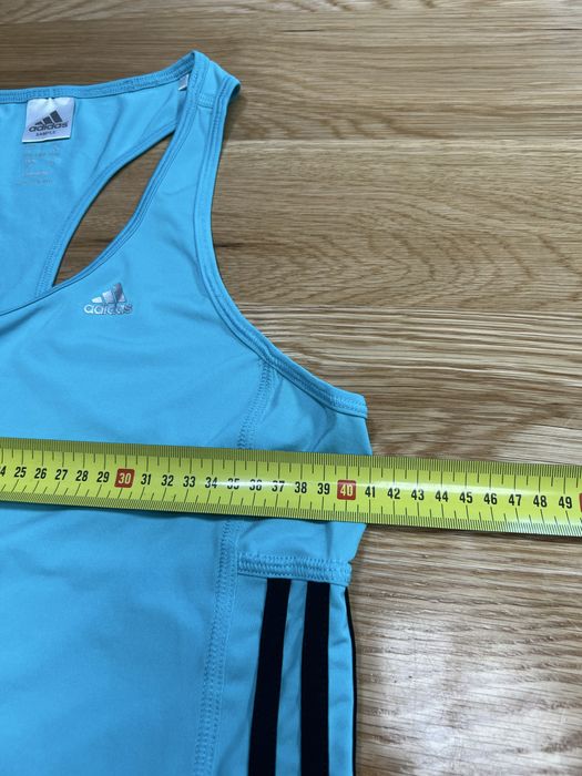 Turkusowa sportowa bluzka fitnes S/L