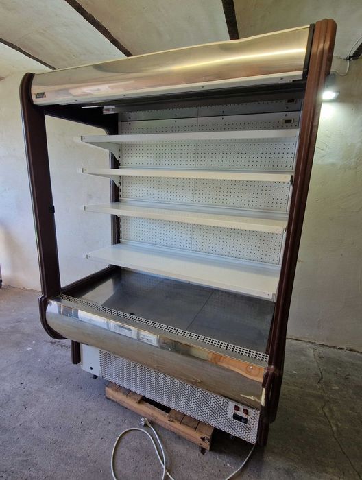 REGAŁ CHŁODNICZY sklepowy z roletą nocną COLD R14 witryna chłodnia