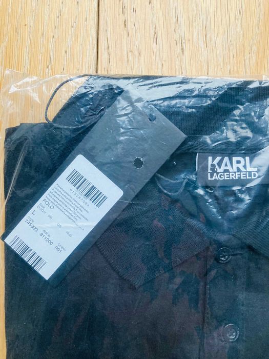 Koszulka polo czarna Karl Lagerfeld [NOWA]