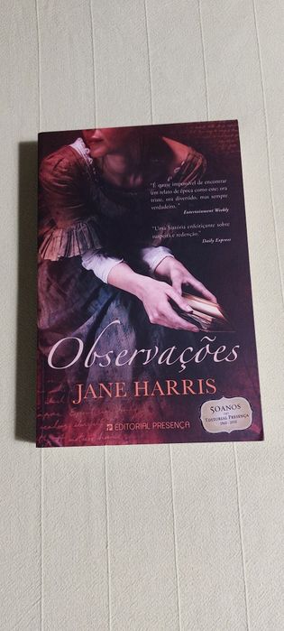 Livro Observações, de Jane Harris