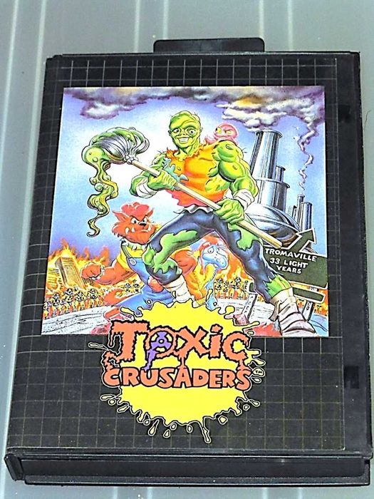 Картридж,для SEGA,Mega Drive,Genesis,гра TOXIC CRUSADERS,EU,PAL