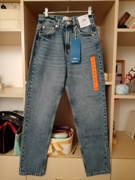 Джинси Sinsay Mom fit,нові 34 розмір