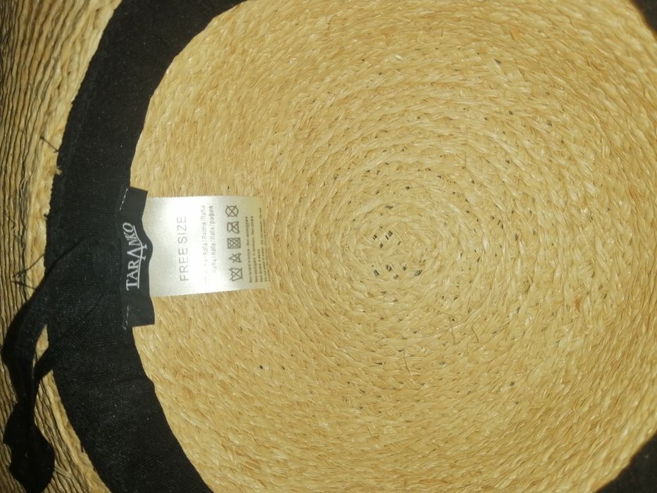 TARANKO kapelusz słomkowy z rafii duży piękny cudo