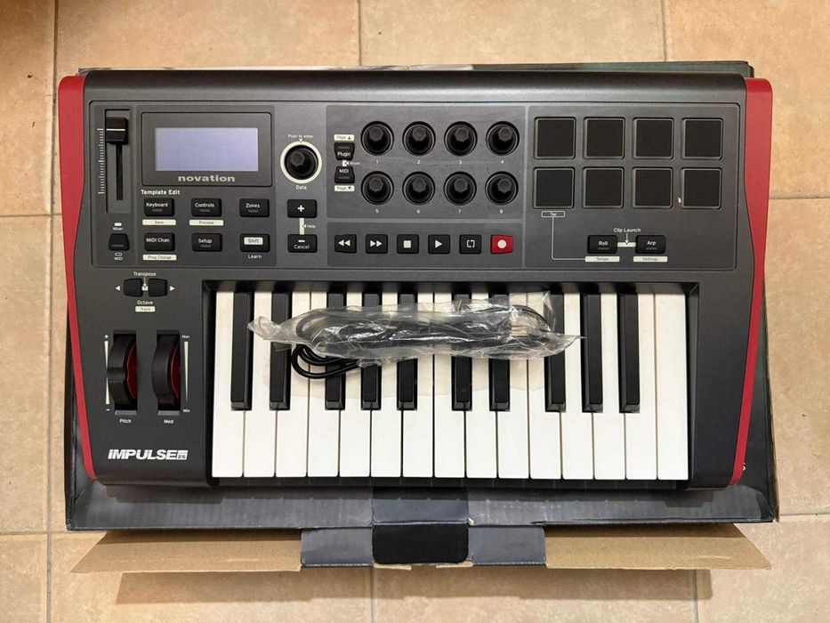 Novation Impulse 25 MIDI Keybord