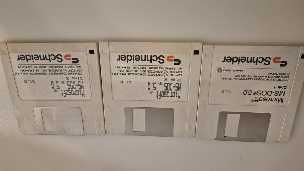 Disketes MS-DOS 5.0