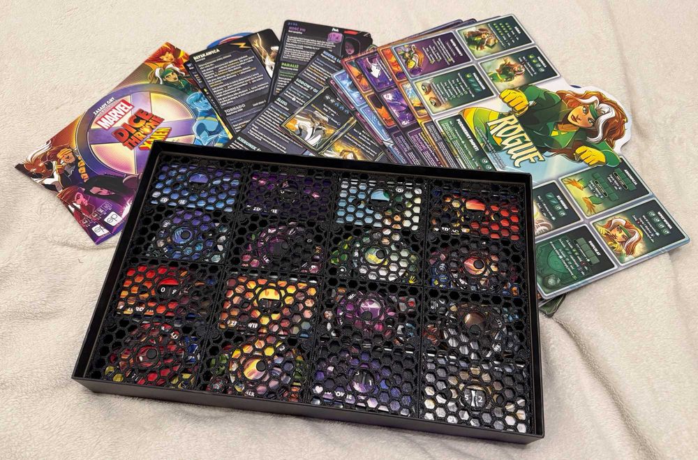 Marvel Dice Throne X-Men komplet + insert druk 3D