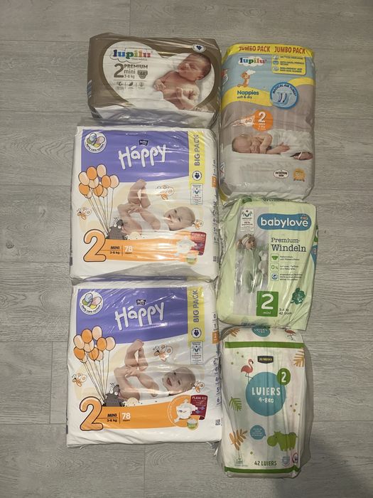 Підгузники від 1 до 3 розміру