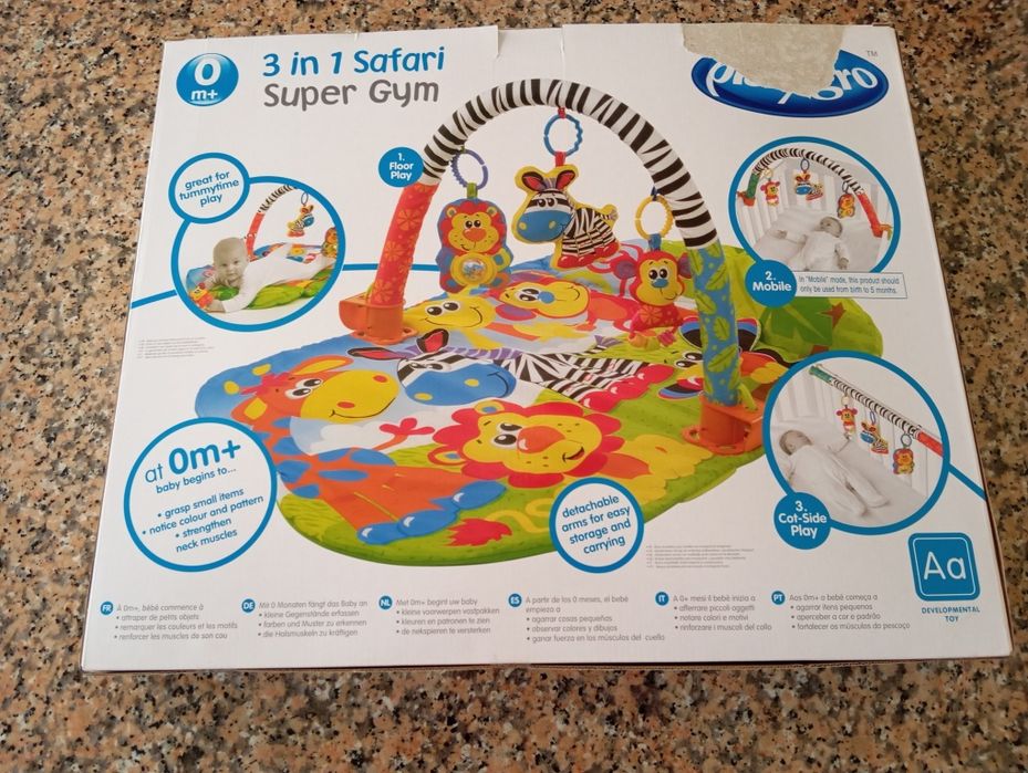 Tapete de atividades para bebés