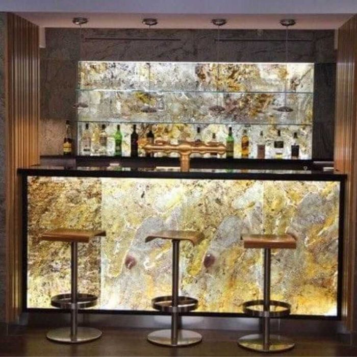 Fornir Kamienny Transparent Łupek tapeta 305x122x0,2 cm Indian w rolce