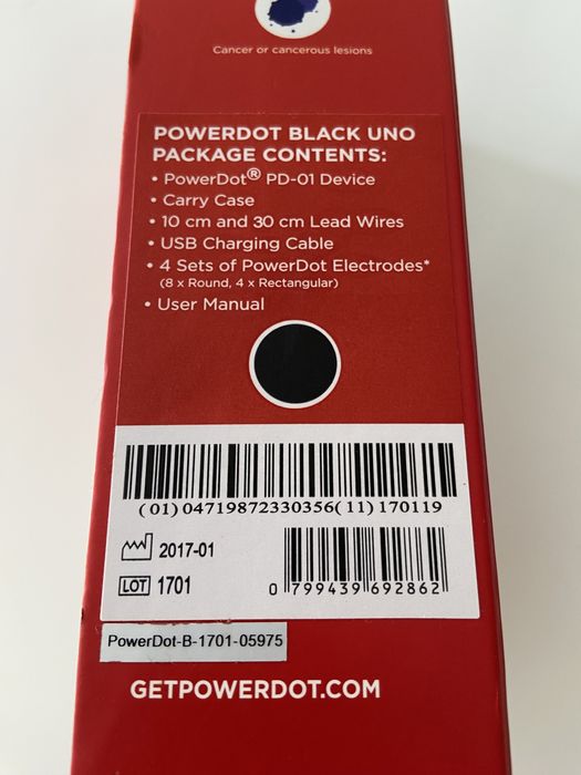 PowerDot Uno Package Preto (Como Novo)