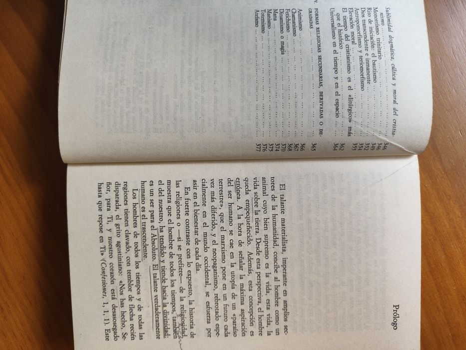 História de las Religiones I, Constantes Religiosas de Manuel Guerra