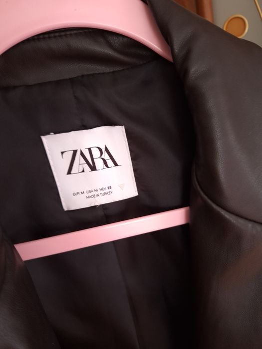 Шкіряний піджак ZARA р.М