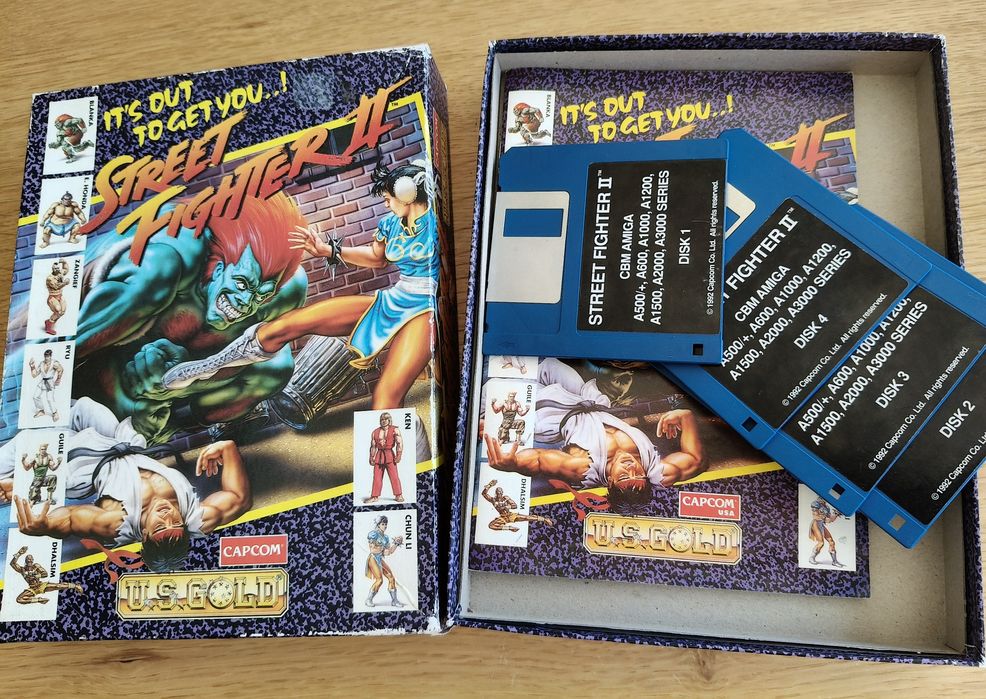 Gra Street Fighter 2 Amiga kompletna testowana!