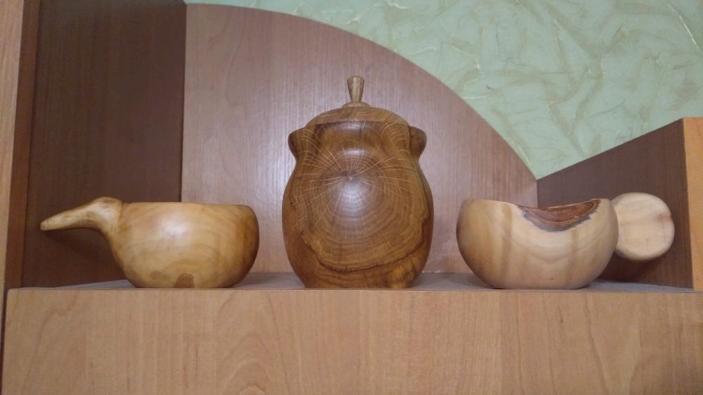 Дерев'яний посуд ручної роботи