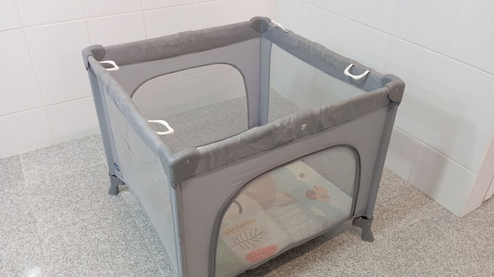 Parque de Bebé Chicco Open Box (Cinza)