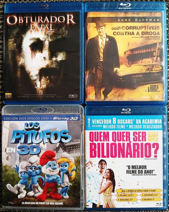 24 Blu-Ray - Grande Coleção - Raros - Muito Bom Estado