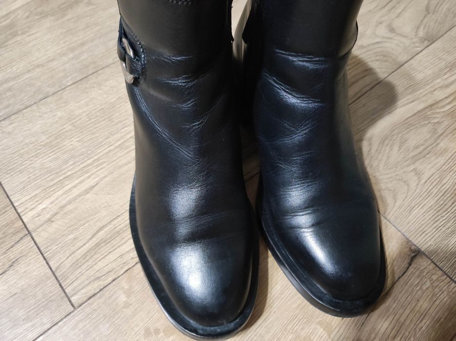 Botki damskie skórzane 37.
