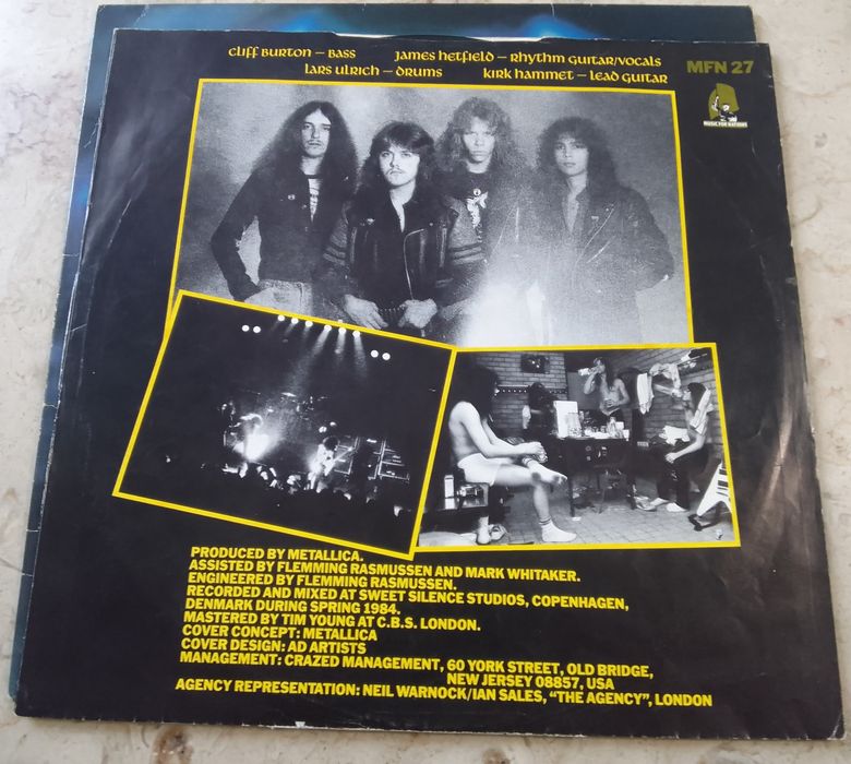 Metallica Ride a lightning disco de vinil lp