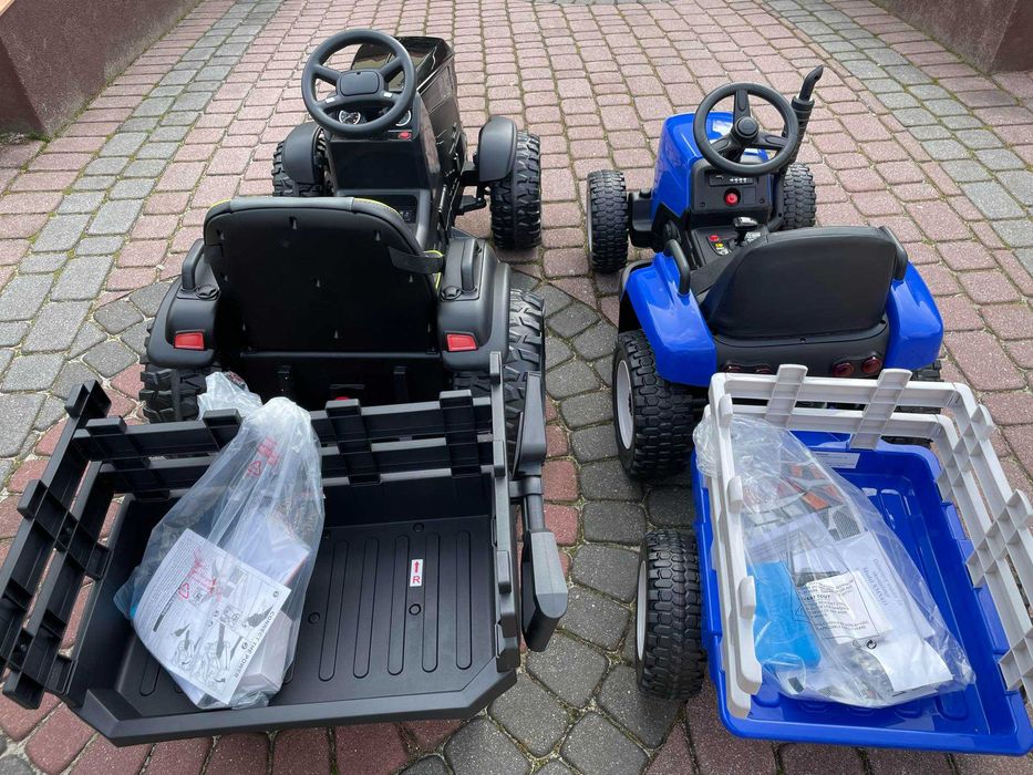 NOWE Traktory na akumulator dla dzieci traktorek traktor elektryczny