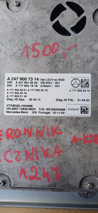 Sterownik licznika mercedes a klasa A247 A177