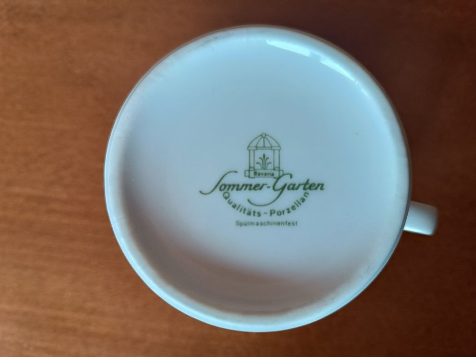 Filiżanka z jesiennym wzorem - niemiecka porcelana Sommer Garten