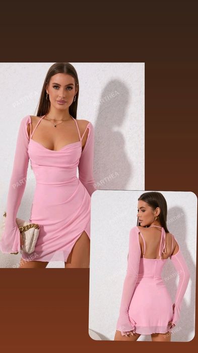 Vestido rosa, super delicado