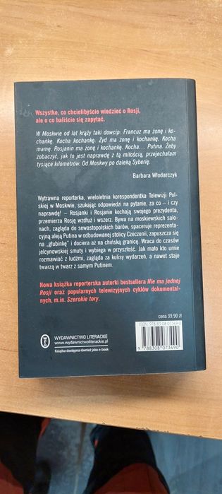 Książka Szalona miłość.  Chce takiego jak Putin. BARBARA WŁODARCZYK