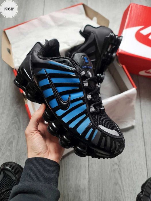 !ТОП! Nike Shox TL Black Blue 41 42 43 44 45 | найк шокс тл