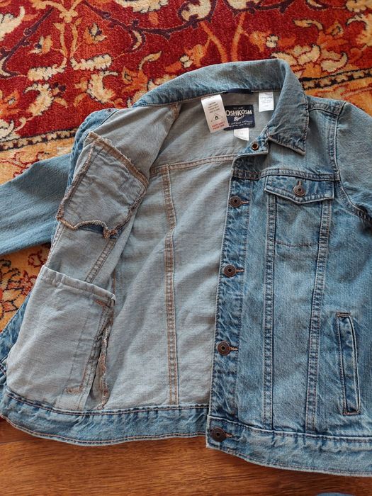 Kurtka jeans chlopiec 140