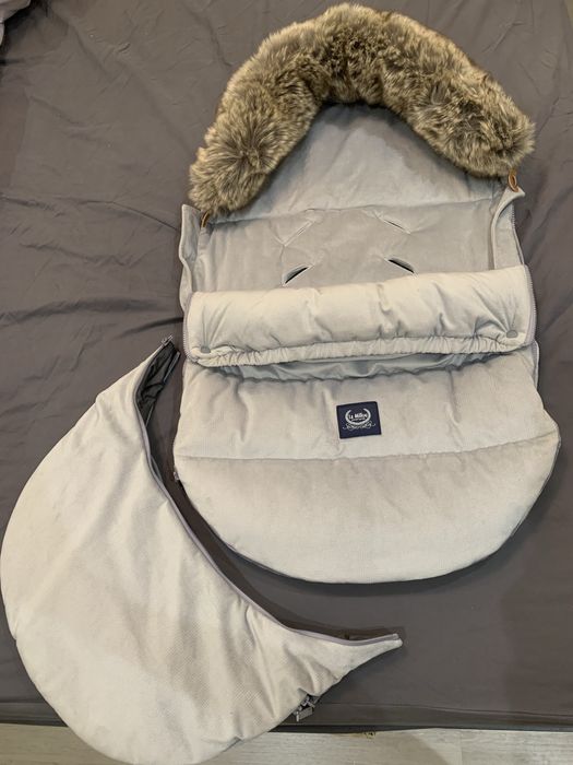 Śpiwór do wózka i sanek La Millou Combo + mufki