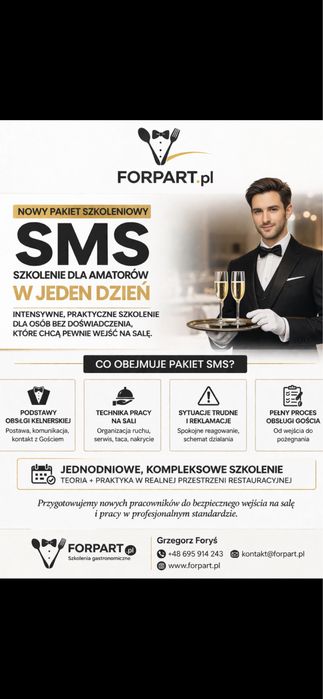 Szkolenia dla Gastronomii / Kelnerów