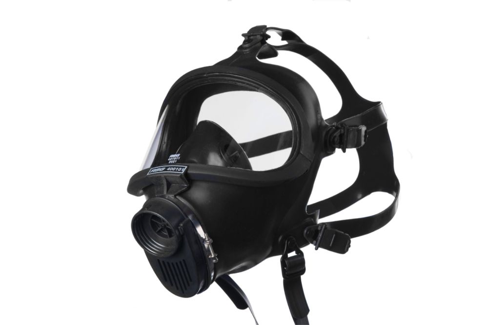 Противогаз маска полнолицевая панорамная респиратор для лица защита