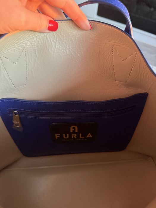 Сумка Furla шкіра електрик колір