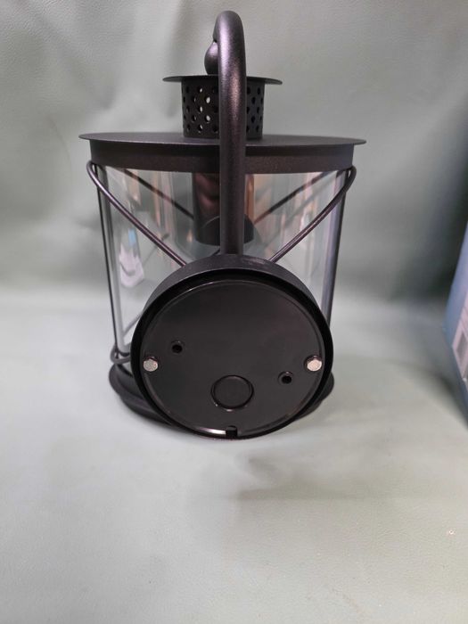 Lampa ścienna kinkiet zewnętrzny czarny Eglo Hilburn