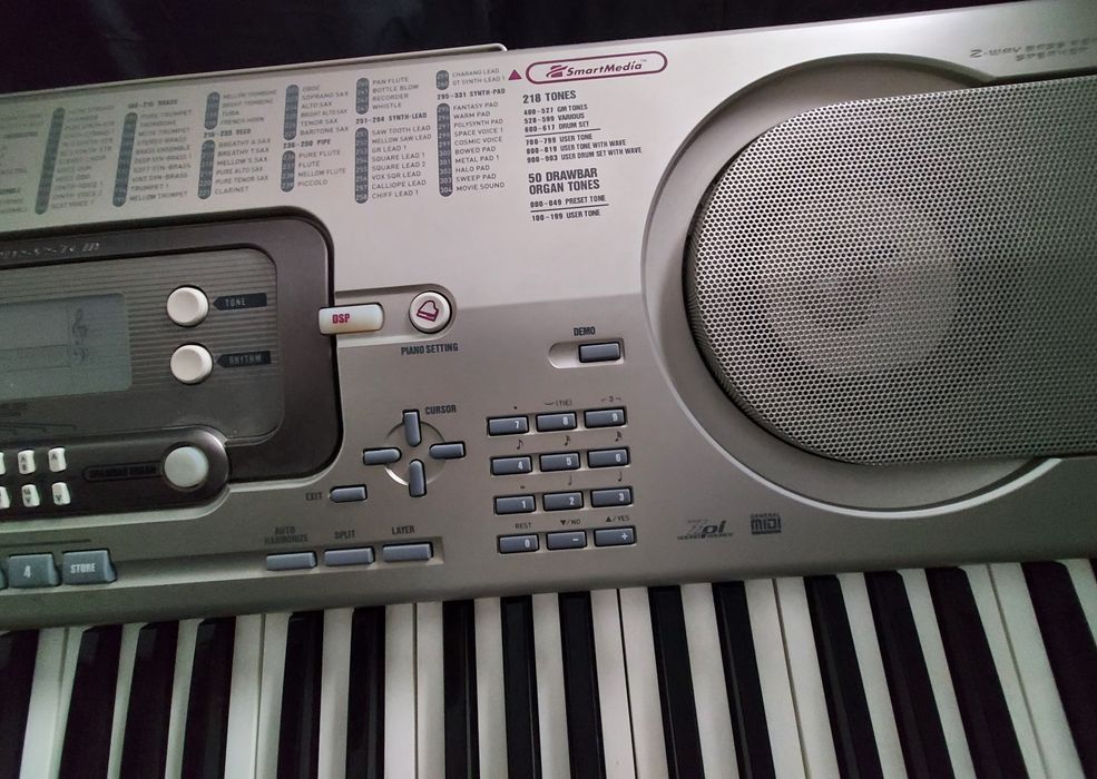 Casio klawisze użyty kilka razy WK- 3700