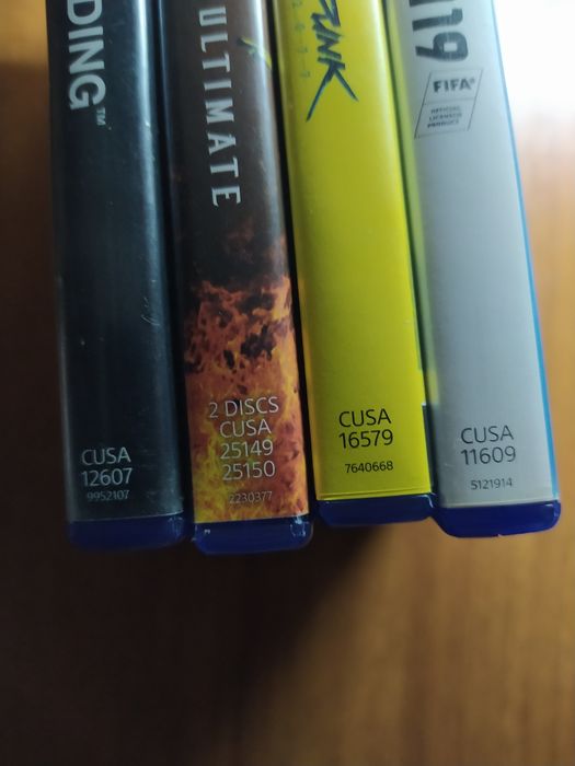 Ігри з домашньої колекції на дисках для sony playstation 4