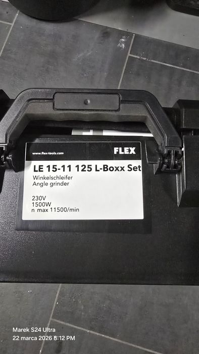 Szlifierka kątowa Flex LE  L Box Set
