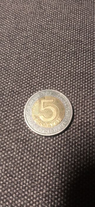 Moneta 5zł 2018r 100 lecie odzyskania niepodległości destrukt