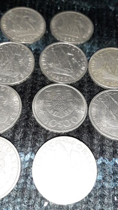 10 meedas de 10 escudos