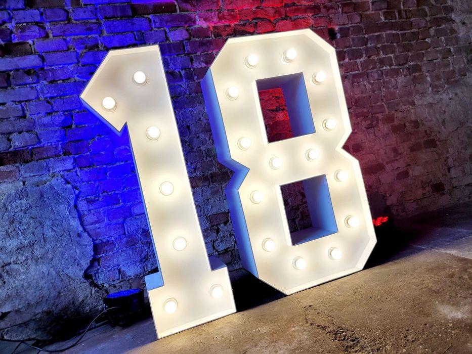 18 / 40 LED Cyfry podświetlane
