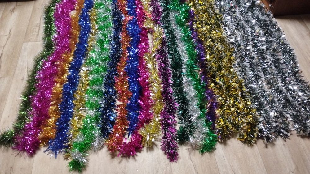 Искусственные новогодние елки дождик Дед мороз игрушки новогодние СССР