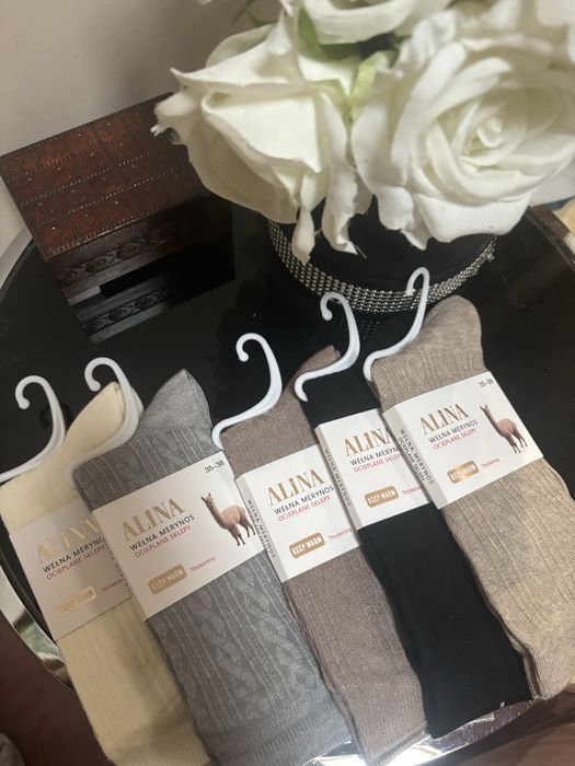 Skarpetki z welny merino 35-38