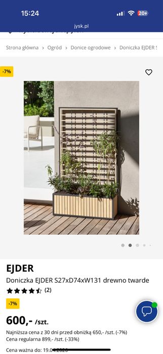 Jysk Ejder nowe w kartonie