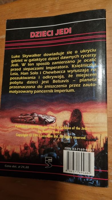 Star Wars Gwiezdne Wojny Barbara Hambry Dzieci Jedi
